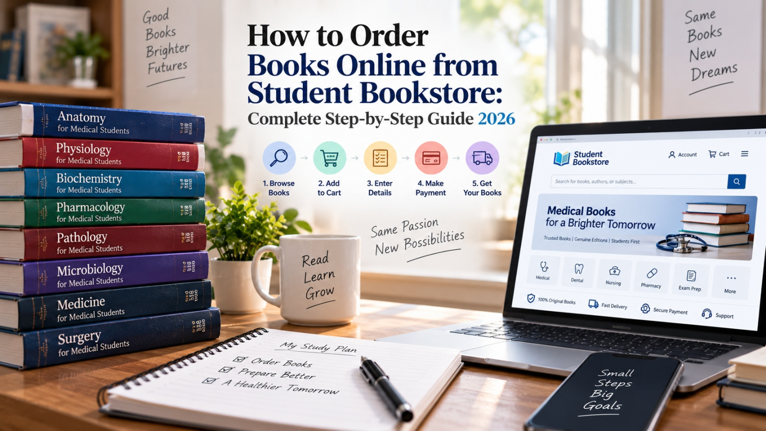How to Order Books Online from Student Bookstore:  Complete Step-by-Step Guide 2026